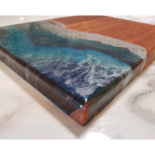 Load image into Gallery viewer, Silver beach serving platter