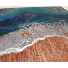 Load image into Gallery viewer, Silver beach serving platter