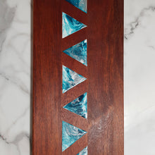 Load image into Gallery viewer, Long turquoise serving platter