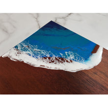 Load image into Gallery viewer, Long white wash beach serving platter